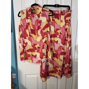 Ming Wang Women's Top and Skirt Set Size Medium